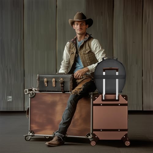 Crush - Proof Cowboy Hat Carrier Case - Fits 2 Cowboy Hats (Case Only)