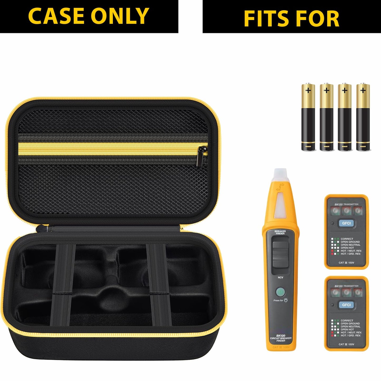Case for Fluke BK120 SmartTrace Breaker Finder and ST120+ GFCI Socket Tester Tool Case (Box Only)