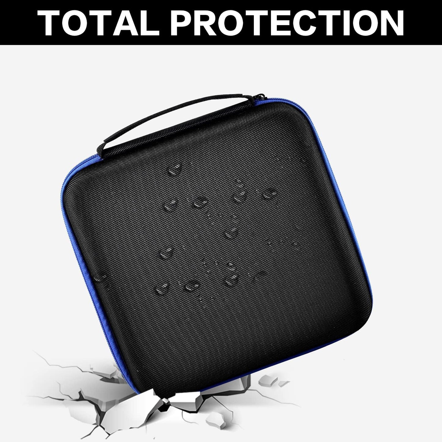 Case for Dremel Versa Power Scrubber Kit Cleaning Tool PC10-07/ PC360-5 Grout Brush, Bathroom Shower Scrub Kitchen & Bathtub Cleaner Holder for More Kinds Spin Scrubbers, Sponge Pads Tool Case(Box Only)