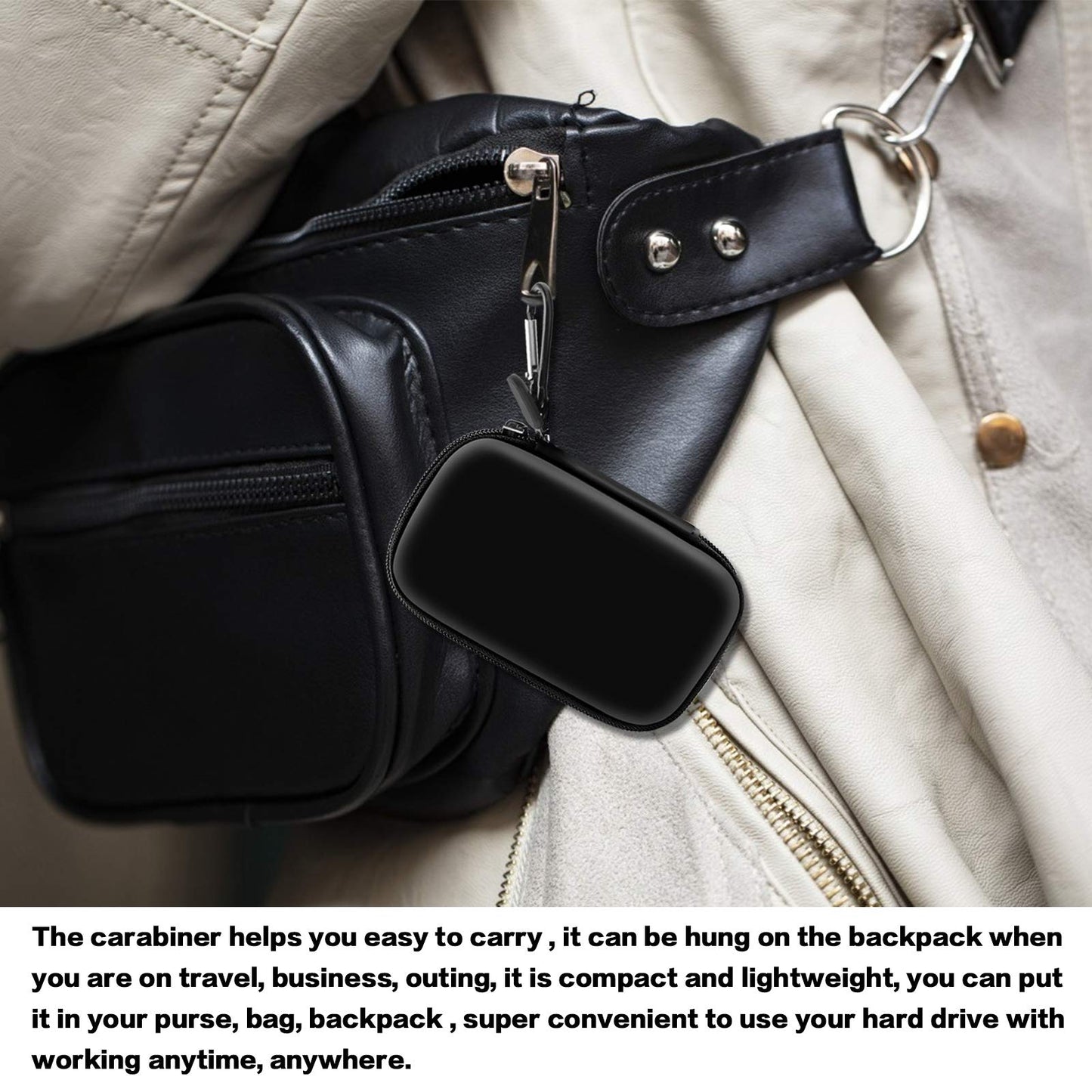 Case Compatible with Samsung T7/ T7 Touch Portable SSD 1TB 2TB 500GB USB 3.2 External Solid State Drive(Box Only)