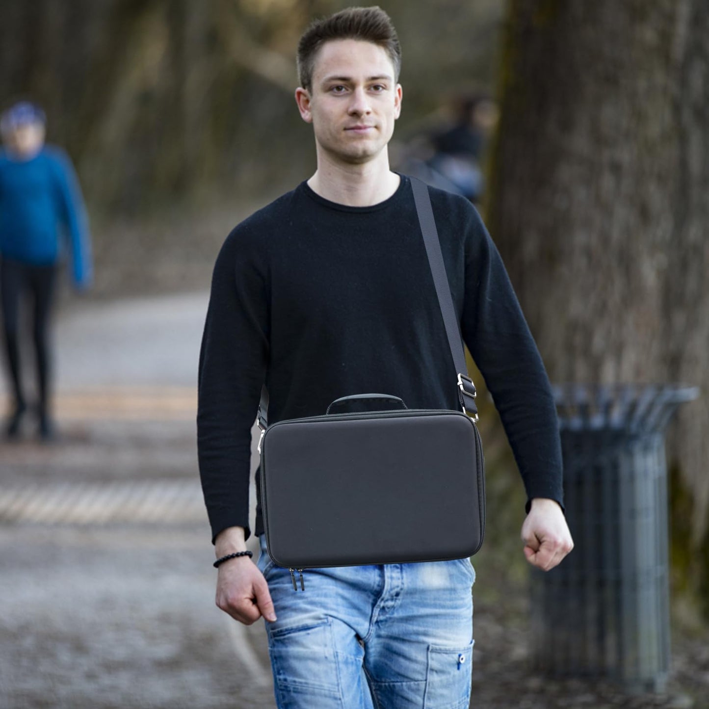 Carrying Case for Meta for Quest 3/ 3s, for Oculus Quest 2 Virtual Reality Headset/Touch Controllers/Elite Strap VR2 Accessories with Silicone Face Cover, Lens Protector(No Device)