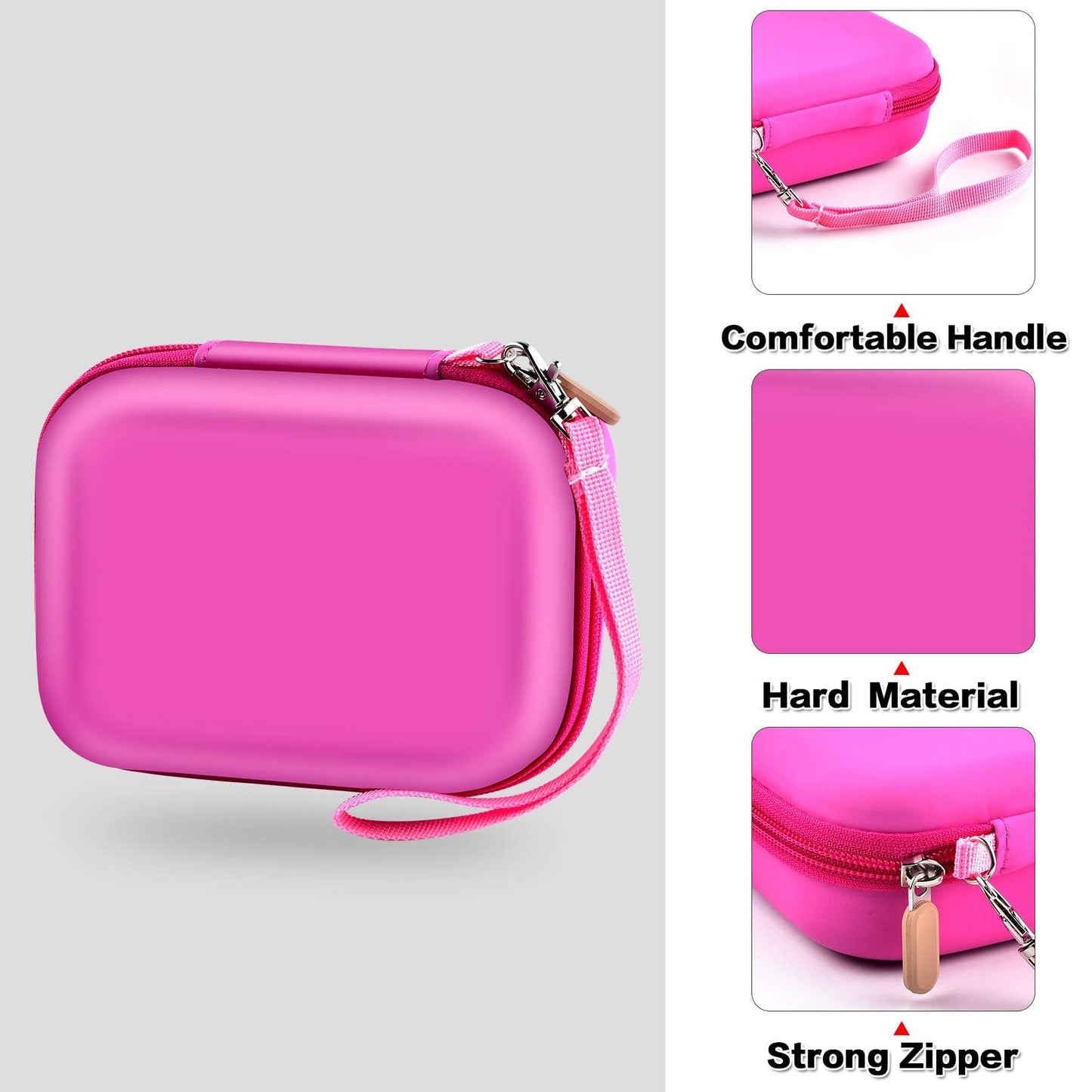 Kids Camera Case for VTech KidiZoom Creator Cam HD Video Camera/ for KODAK Printomatic Digital Instant Print Cameras Toys(Box Only)