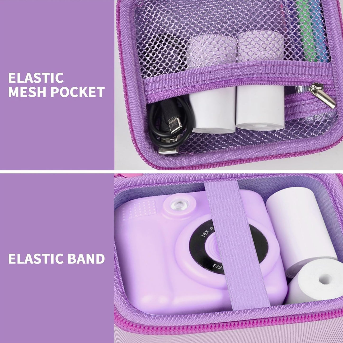 Kids Instant Print Camera Case Compatible with ESOXOFFORE (Box Only)