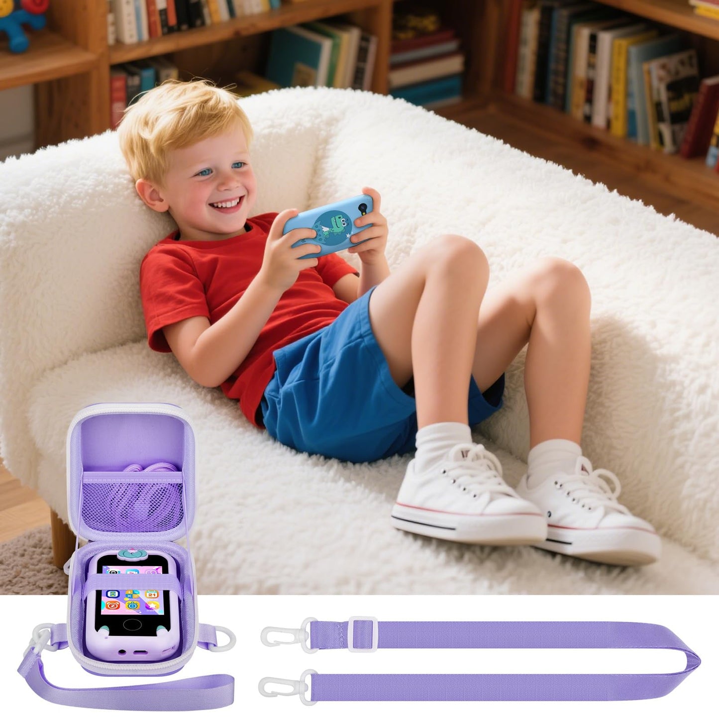 Kids Toys Smartphone Case Compatible with Luoba/for WEOLULI/for Yosfeng/for Joozfee (Box only)