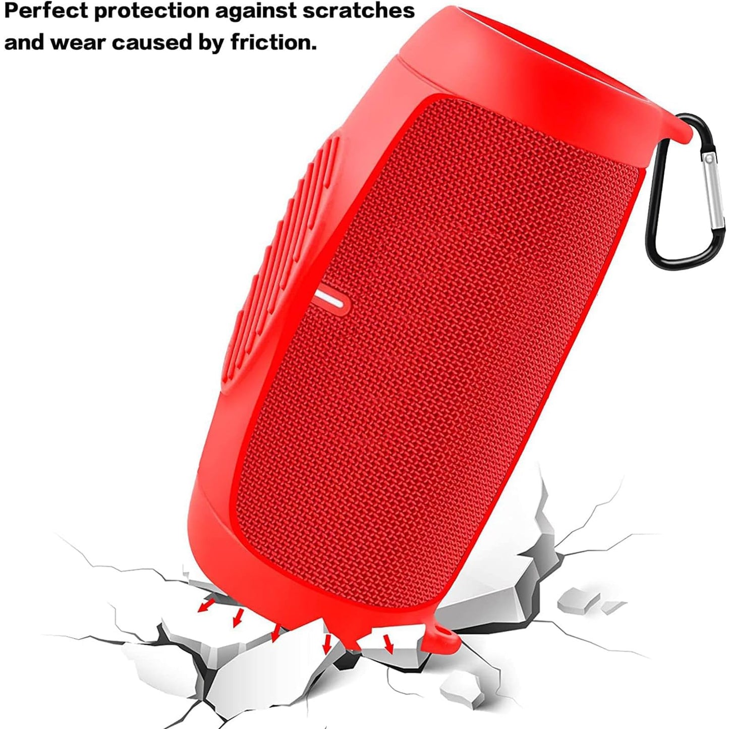 Silicone Case Cover for JBL Charge 5 Portable Bluetooth Speaker (Speaker not Included)