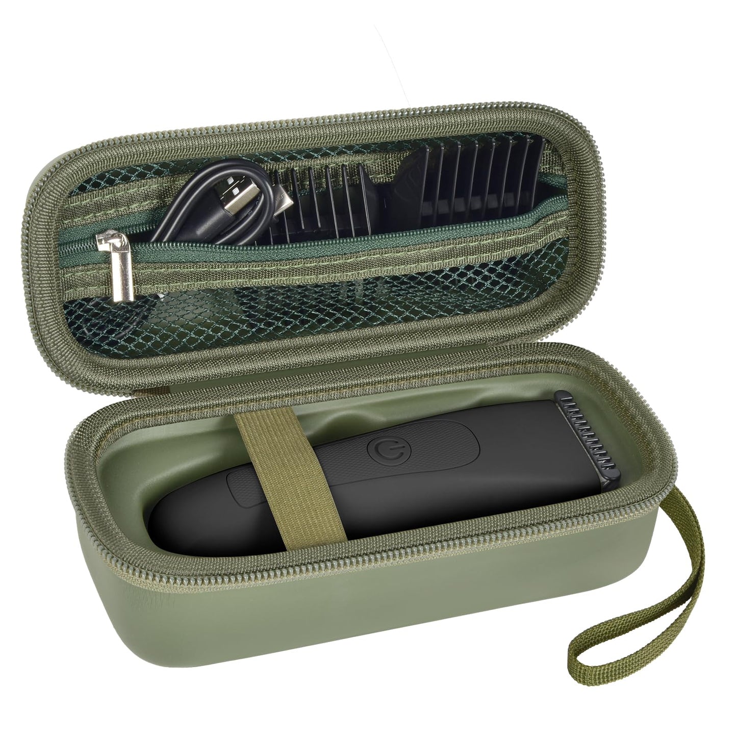 Case for MANSPOT for Meridian Body Hair Trimmer for Men, Electric Beard Shaver Storage Holder for LADYSPOT Pubic Razor and Extra Blade Heads- Box Only