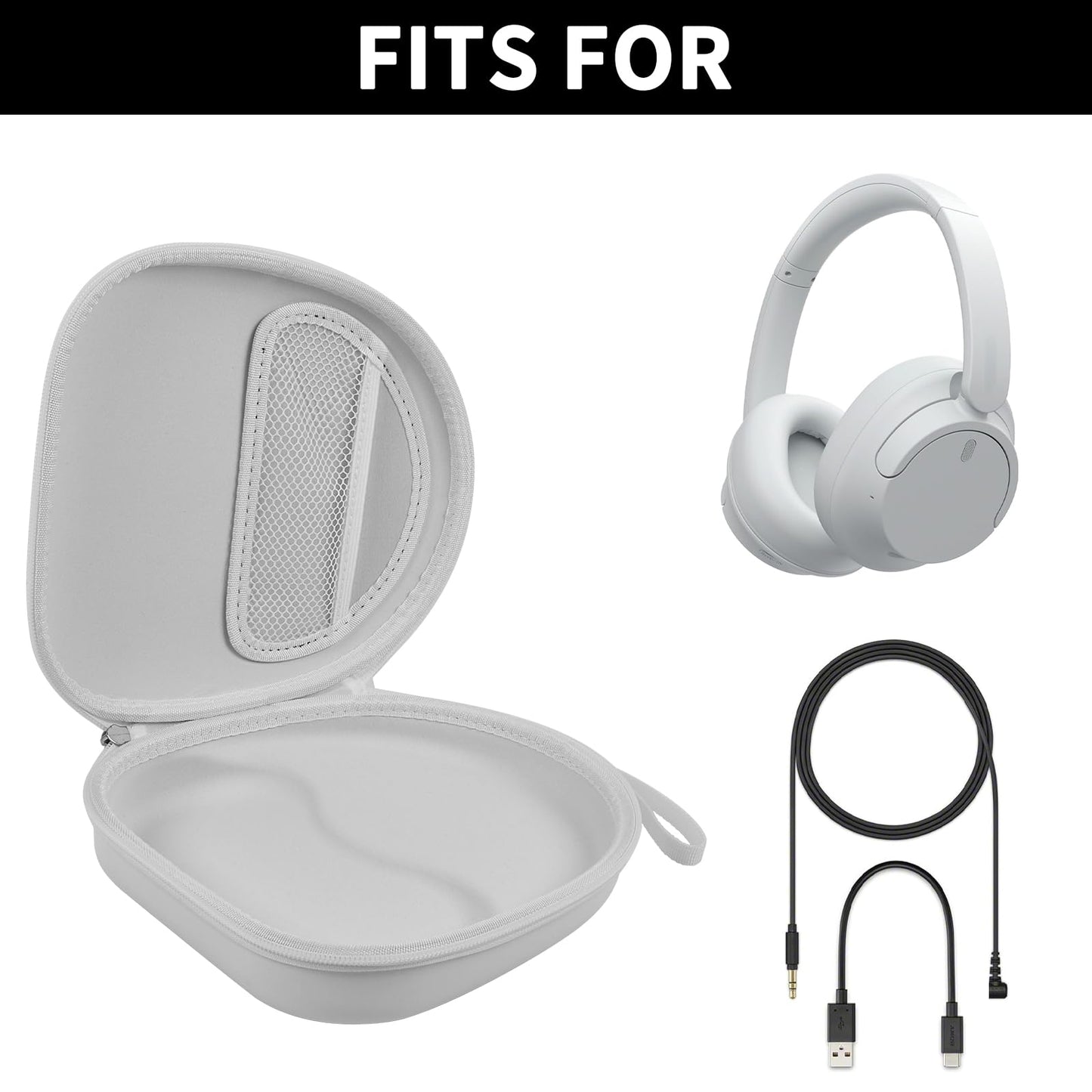 Case Compatible with Sony WH-CH720N WH-CH520 WH-1000XM4 Noise Canceling Wireless Headphones Bluetooth Over The Ear Headset(Box Only)