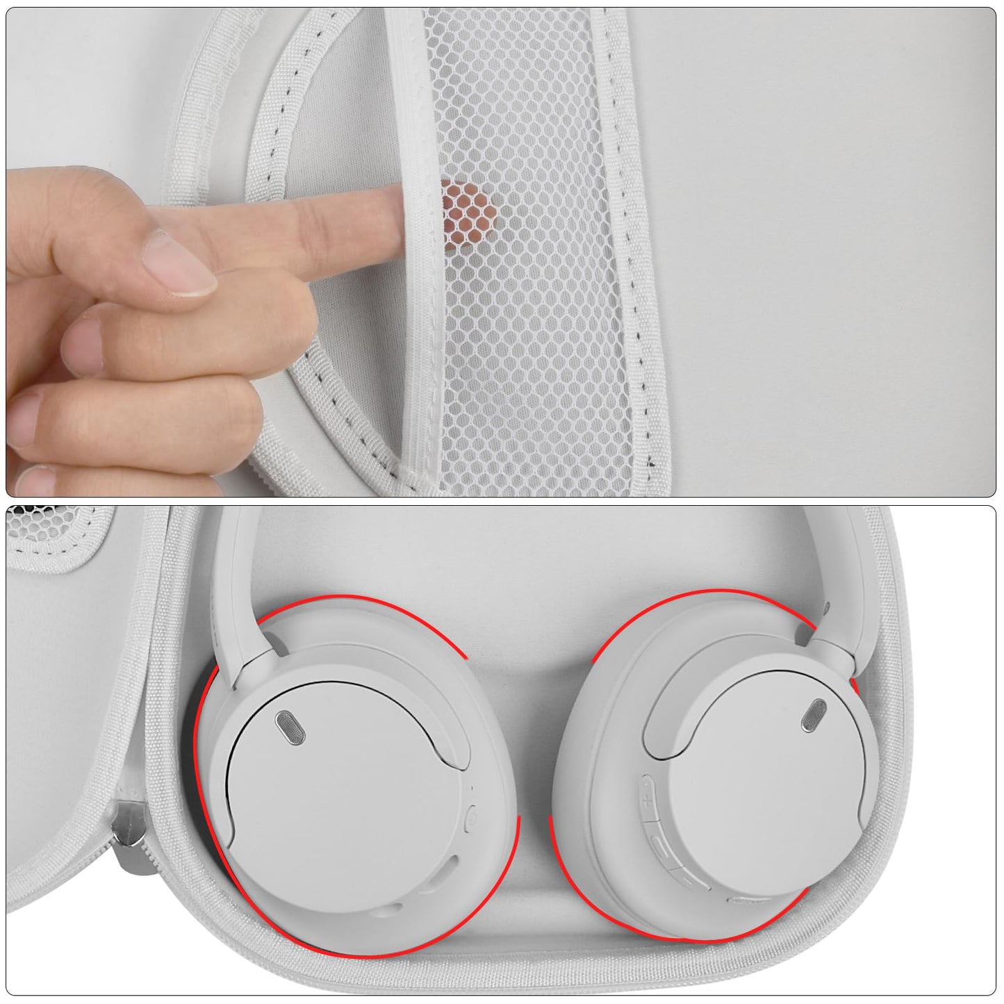 Case Compatible with Sony WH-CH720N WH-CH520 WH-1000XM4 Noise Canceling Wireless Headphones Bluetooth Over The Ear Headset(Box Only)