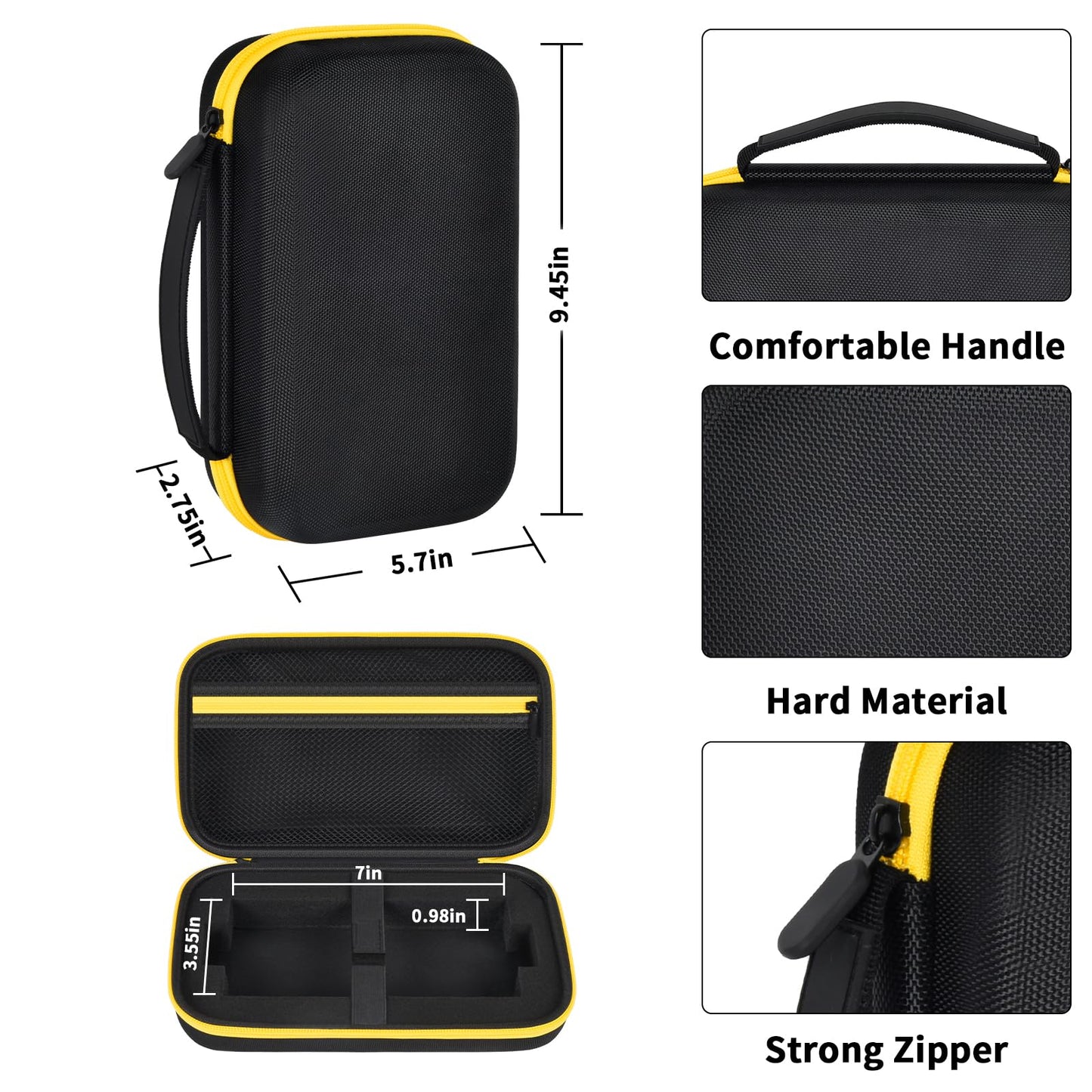 Case Compatible with DeWalt DXAELJ16 1600 Peak Amp Jump Starter Battery Booster Tool Case (Box Only)