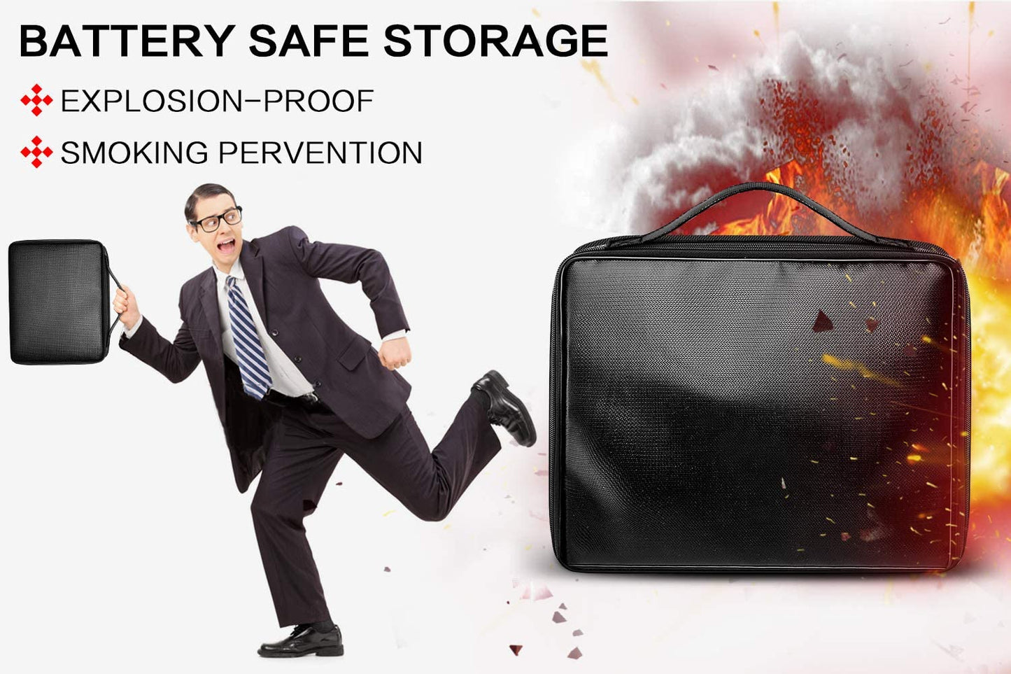 Battery Organizer Storage Case with Battery Tester, 250+ Waterproof Explosion-Proof Box Holder Bag Fits for AA AAA AAAA 9V C D Lithium 3V LR44 CR2 CR1632 CR2032 CR123A