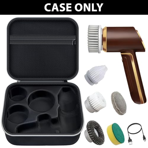 Case for Power Scrubber, Bathrooms, Kitchen Cleaning Tool Storage Holder for Brush Heads(Box Only)