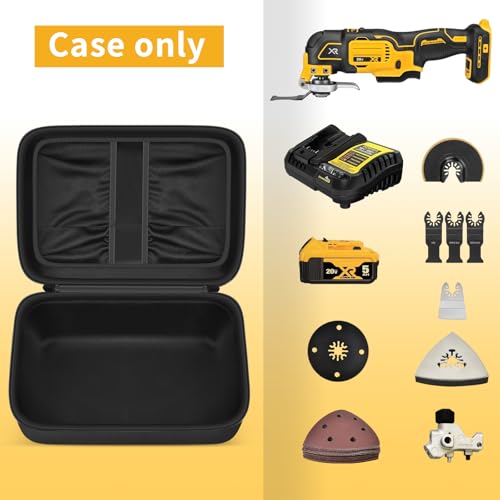 Case Compatible with DEWALT 20V MAX XR Oscillating Multi-Tool DCS354B/ DCS356B (Box Only)