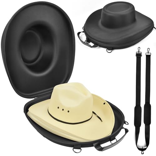 Crush - Proof Cowboy Hat Carrier Case - Fits 2 Cowboy Hats (Case Only)