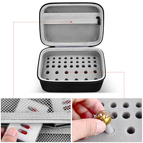 Organizer Case Compatible for Cricut Maker Blades QuickSwap Engraving Tip Bonded-Fabric Blade Housing(Bag Only)