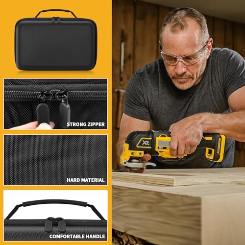 Case Compatible with DEWALT 20V MAX XR Oscillating Multi-Tool DCS354B/ DCS356B (Box Only)