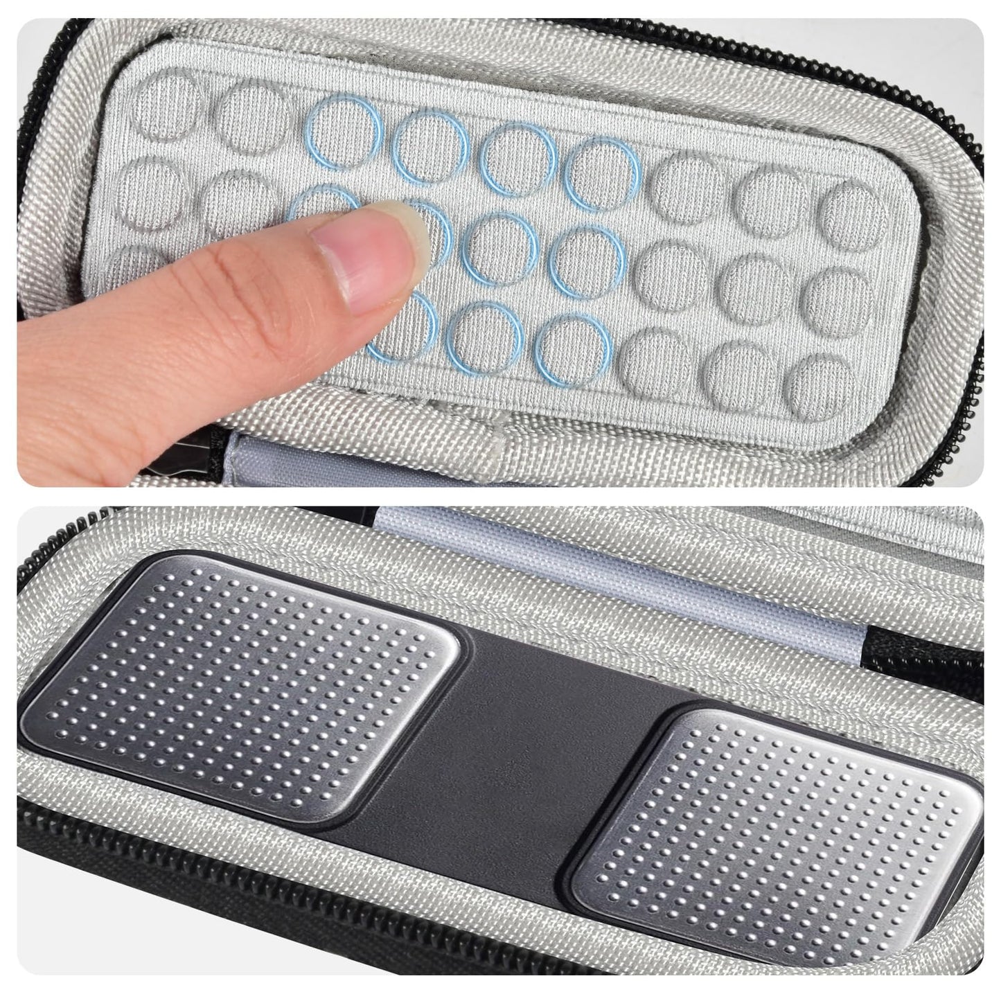 PAIYULE Case for KardiaMobile 6L for EKG Monitor, Compact Holder Also Fits for Sec Portable Heart Rate Monitor, Cardiac Heart Detector (Box Only)