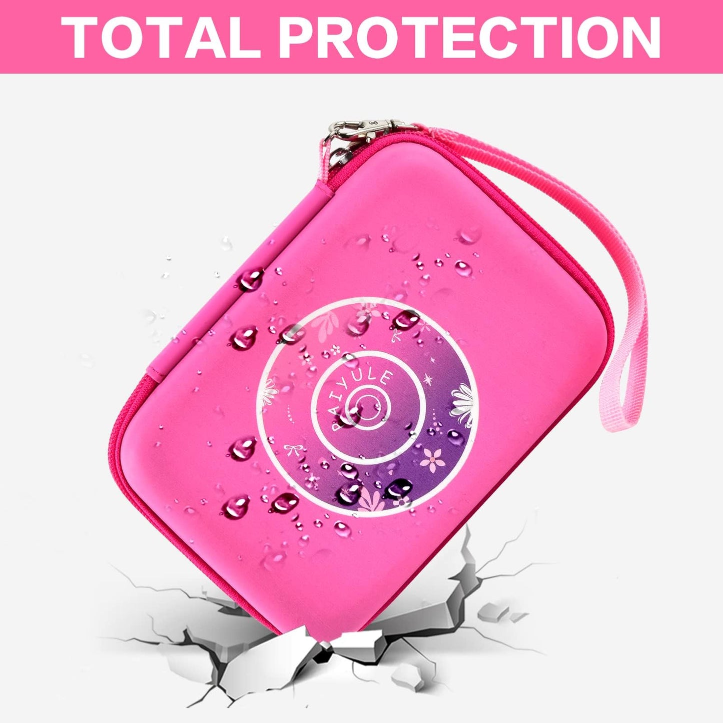 PAIYULE Case Compatible for Blinger Deluxe Set, Radiance Collection,Carrying Storage Holds Glam Styling Tool Gems - Load, Click, Bling! Hair, Fashion, Anything(Box Only)