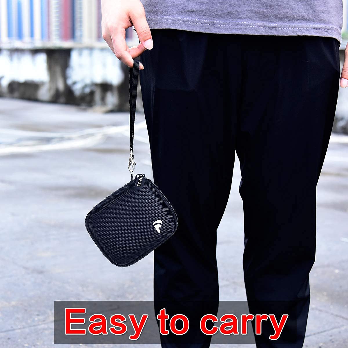 PAIYULE Guitar Pick Holder Case for Fender/for Dunlop/for D'Addario/for Jim Dunlop/for ChromaCast/for UNLP MUSICAL INSTRUMENT Guitar Accessories, All Size Picks Storage Pouch Box-Bag Only-balck