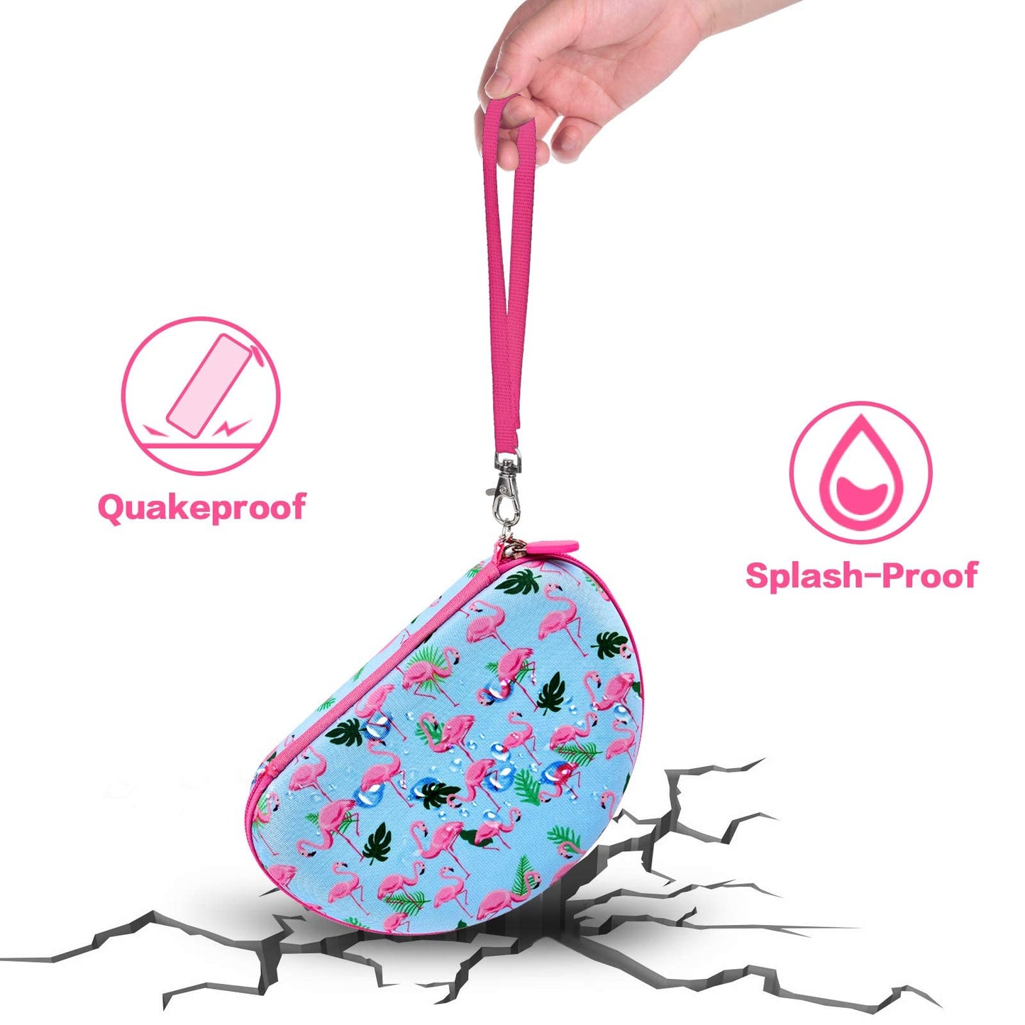 PAIYULE Headphone Case for Riwbox CT-7 Pink/for iClever for ONITOO for TCJJ Cat Ear Wireless Bluetooth for Picun/for FosPower Over-Ear Headphones Headset for Kids-Box Only