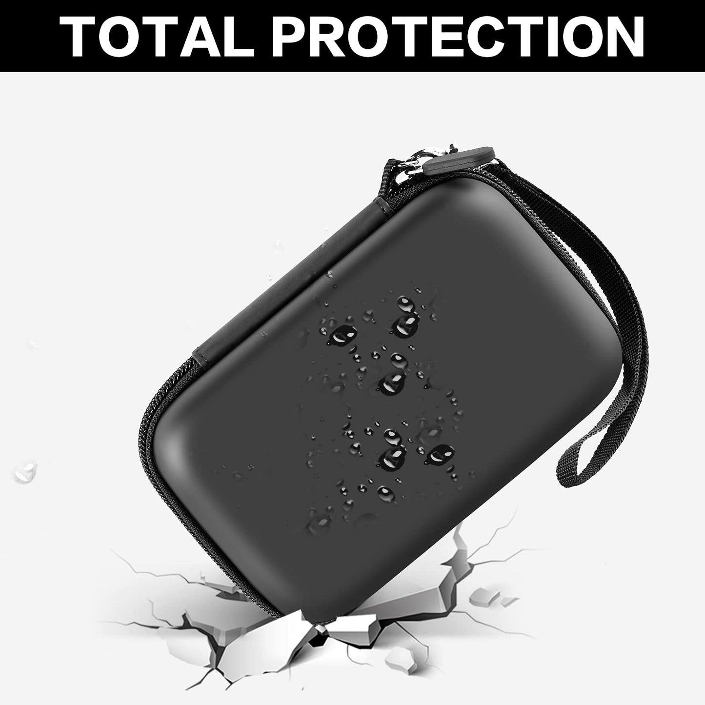 PAIYULE Case Compatible with Polaroid Hi-Print/ 2nd Generation Bluetooth Connected 2x3 Pocket Photo Printer, Travel Bag Picture Printer Organizer Holder for Paper Cartridges and Accessories(Box Only)