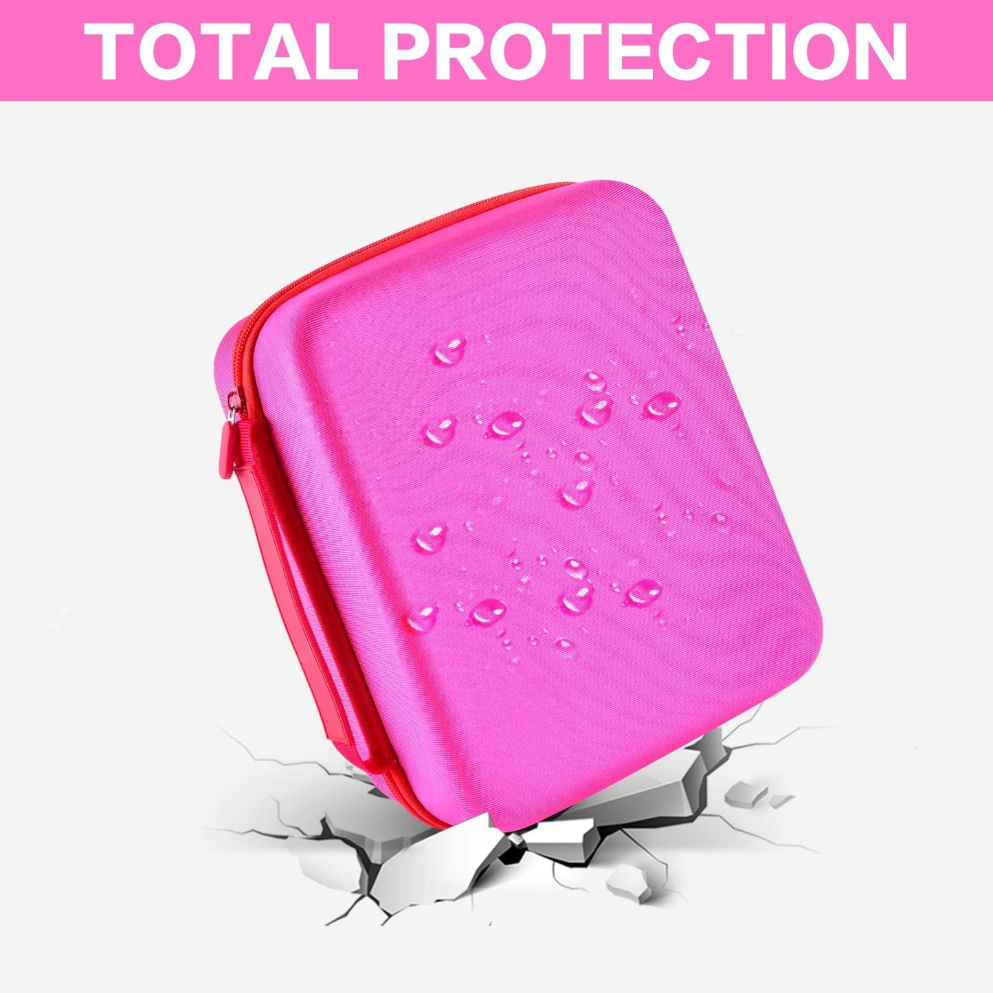 PAIYULE Case for Tonies Figures Audio Play Character, Figurine Storage Carrying Holder for TonieBox Characters for Kids, Toy Organizer Box-Bag Only, Red
