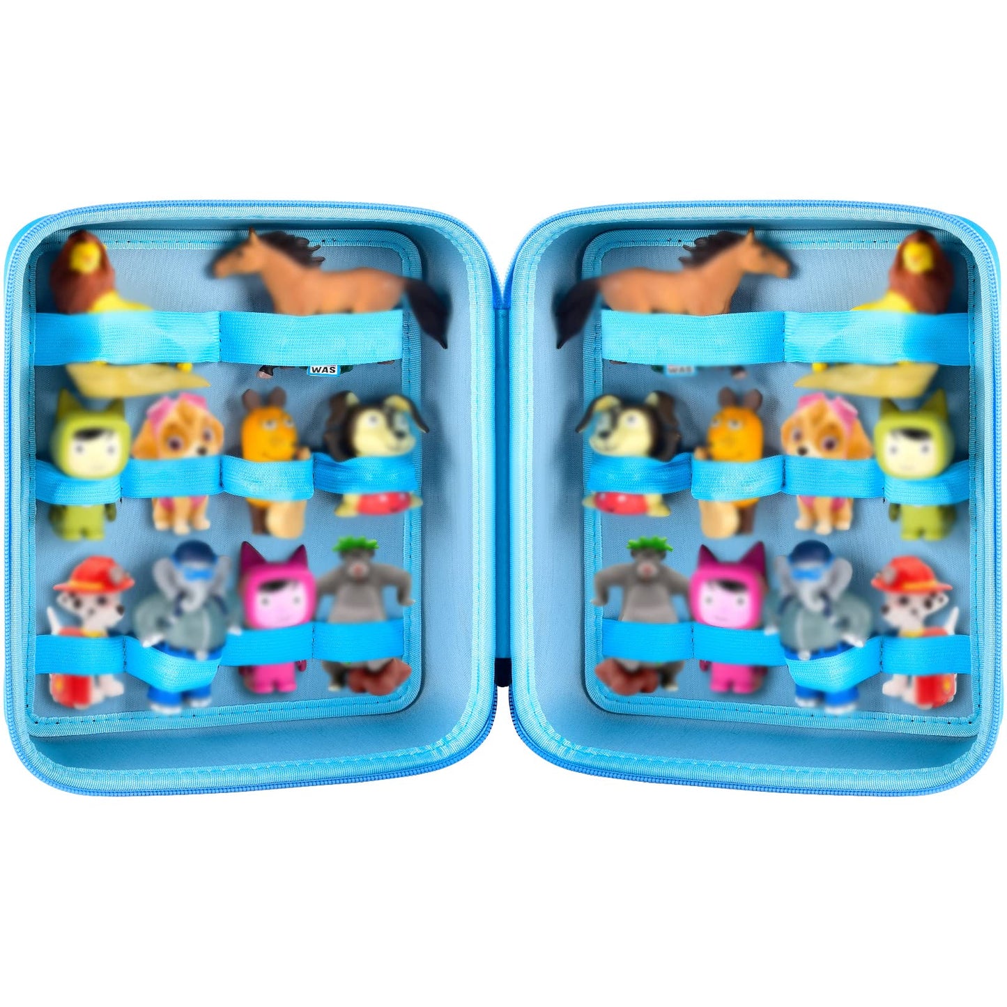 PAIYULE Case for Tonies Figures Audio Play Character, Figurine Storage Carrying Holder for TonieBox Characters for Kids, Toy Organizer Box-Bag Only, Red