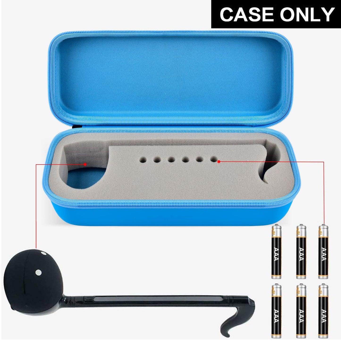 PAIYULE Case Compatible with Otamatone [English Edition] Japanese Electronic Musical Instrument Portable Synthesizer by Cube/Maywa Denki, Storage Holder Only Fits for Regular (Box Only) (Pink)