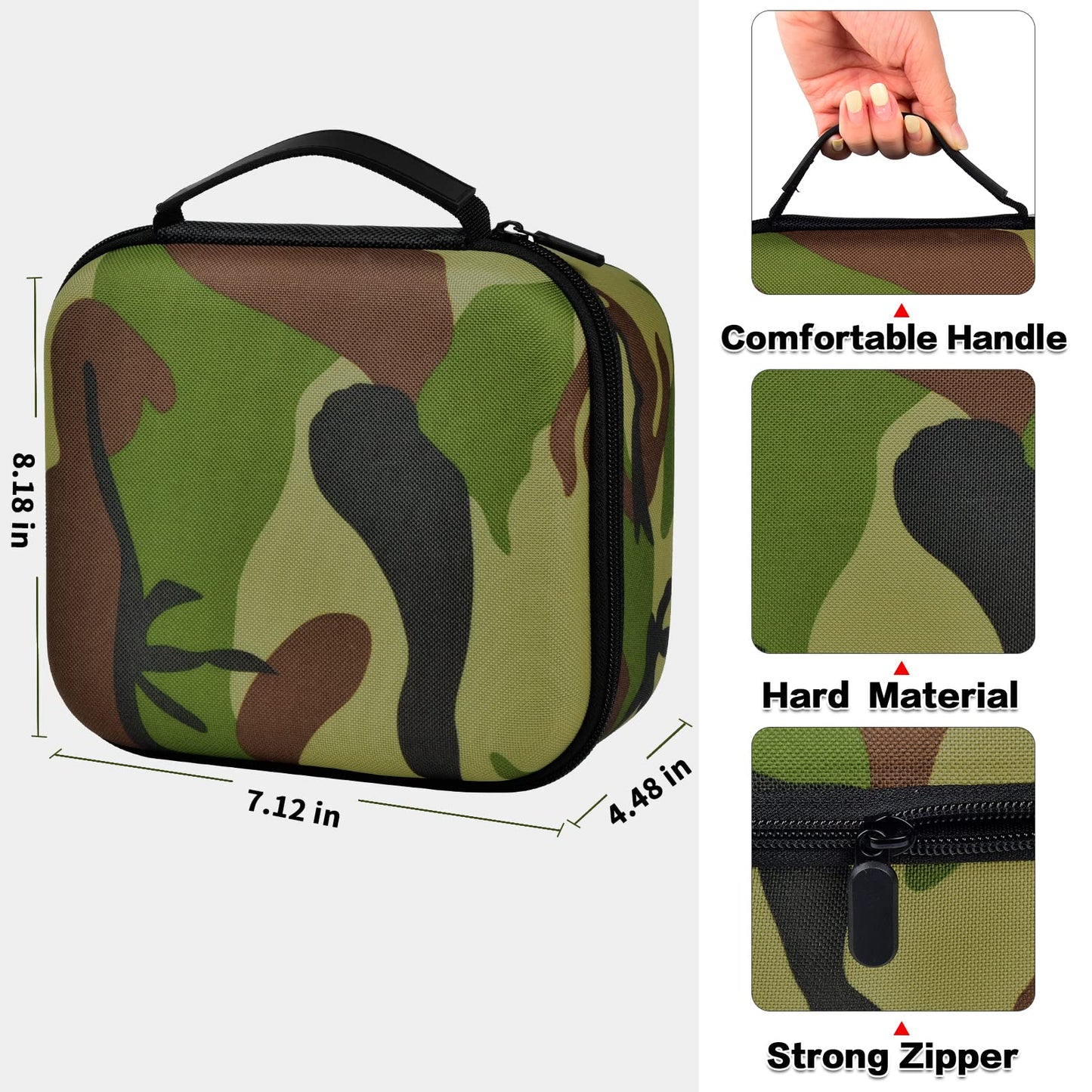 PAIYULE Case for Walker's Razor Slim Electronic Earmuffs/for Howard Leight Shooting Hunting Hearing Ear Protection