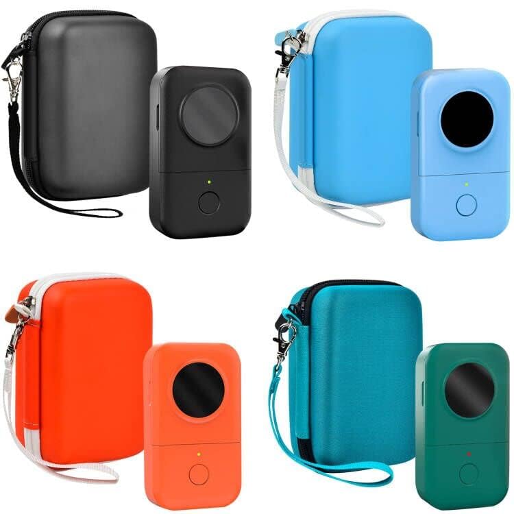 PAIYULE Hard Carrying Case for Phomemo D30 D35 Label Maker, Label Printer Case for Nelko P21, for NIIMBOT D110 D11, for Marklife P11 P12, for SUPVAN E10, Protective EVA Storage Bag with Mesh Pocket