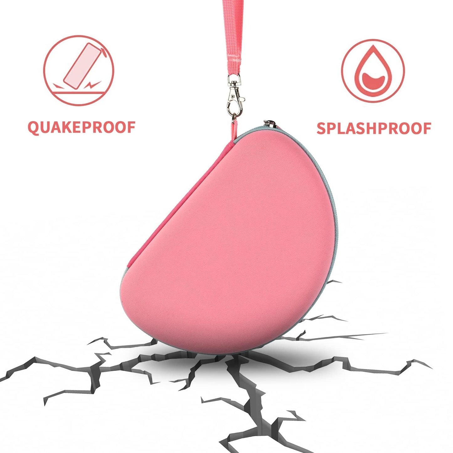 PAIYULE Headphone Case for Riwbox CT-7 Pink/for iClever for ONITOO for TCJJ Cat Ear Wireless Bluetooth for Picun/for FosPower Over-Ear Headphones Headset for Kids-Box Only