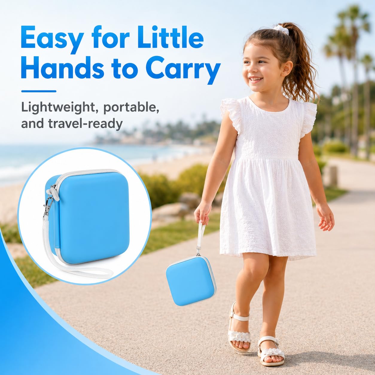 PAIYULE Kids Instant Print Camera Case Compatible with ESOXOFFORE for Dylanto for DUDUDRAGON for GKTZ for ETIKEZ for Dafotil for Careenoah Digital Video Prints Paper Bag (Box Only) Purple