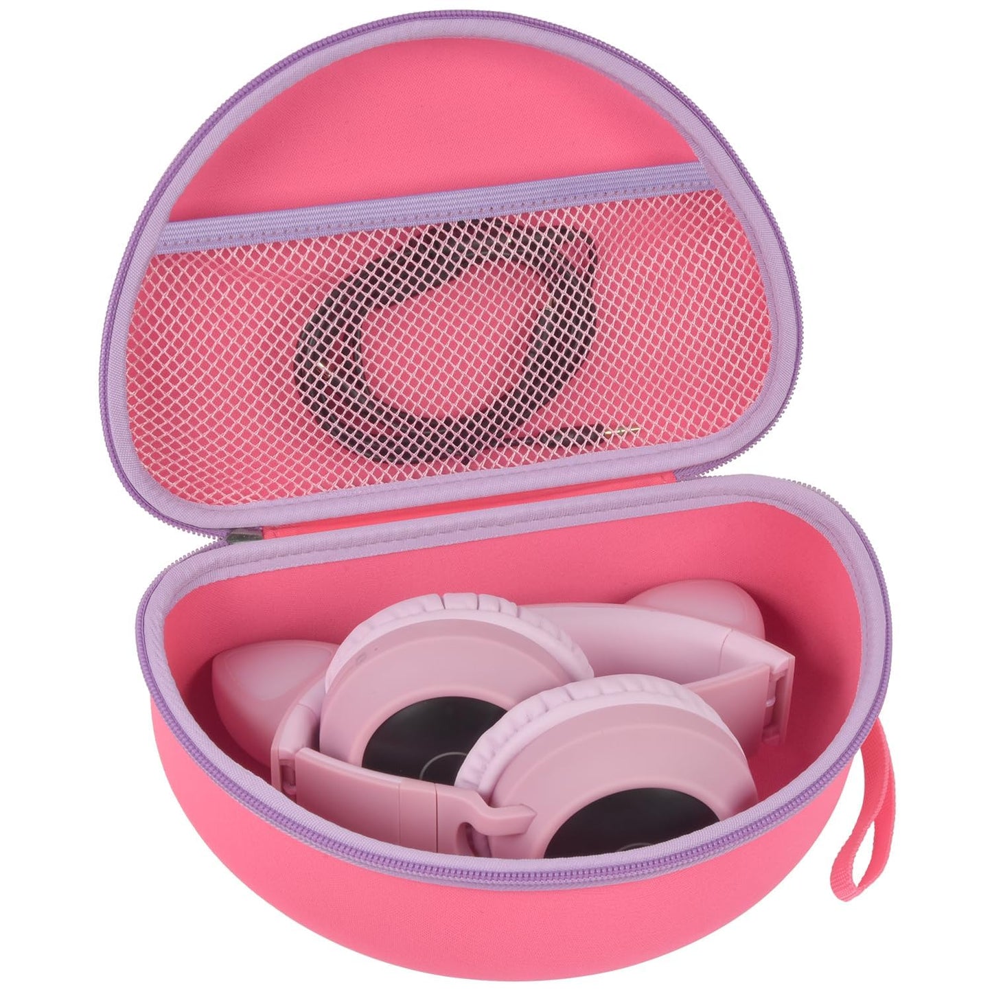 PAIYULE Headphone Case for Riwbox CT-7 Pink/for iClever for ONITOO for TCJJ Cat Ear Wireless Bluetooth for Picun/for FosPower Over-Ear Headphones Headset for Kids-Box Only