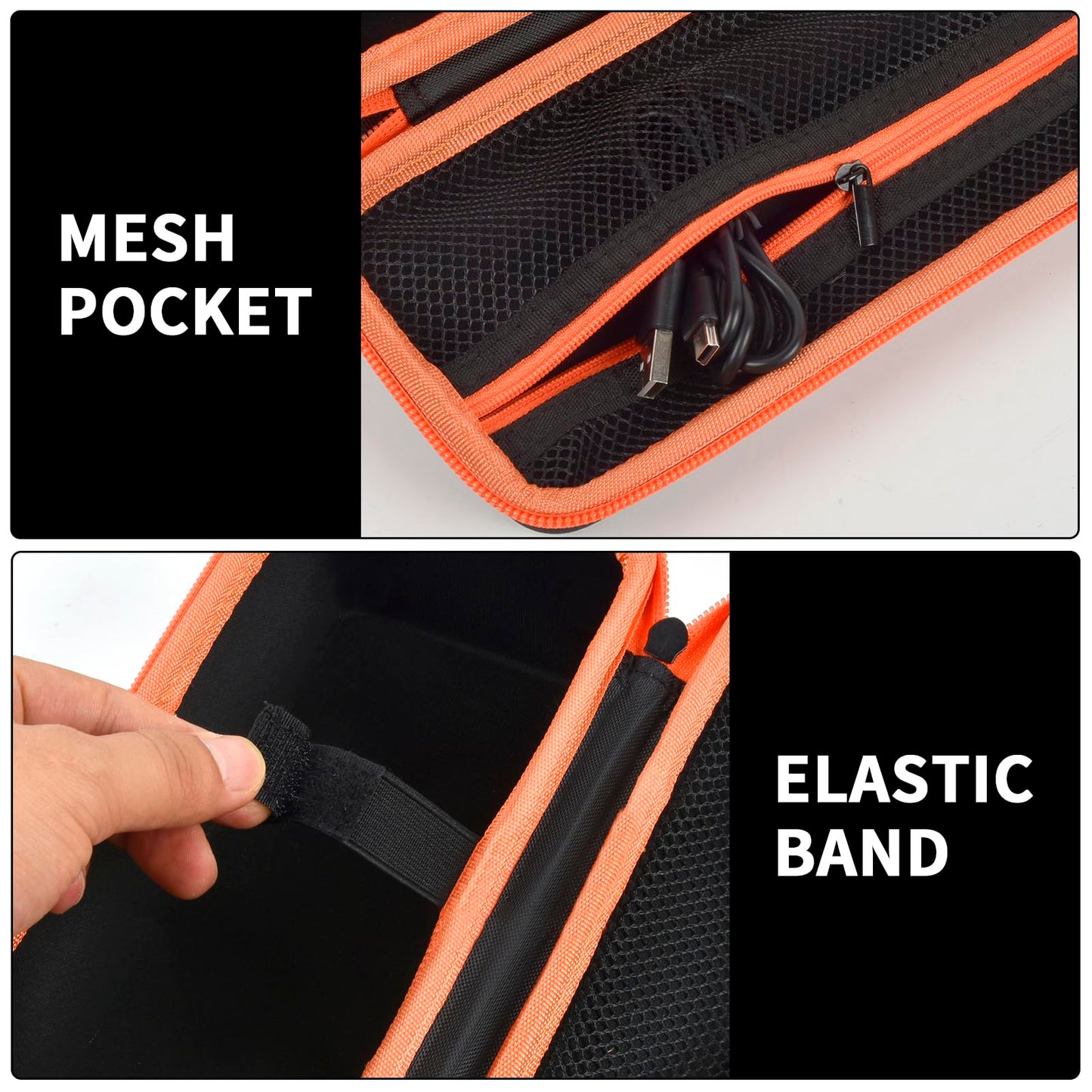 PAIYULE Hard Carrying Case for Bushnell for Wingman View Golf GPS Bluetooth Speaker, Magnetic Mount Travel Organizer for Golf Cart, Fits Charging Cable, Wireless Remote, Golf Towel (Bag Only)