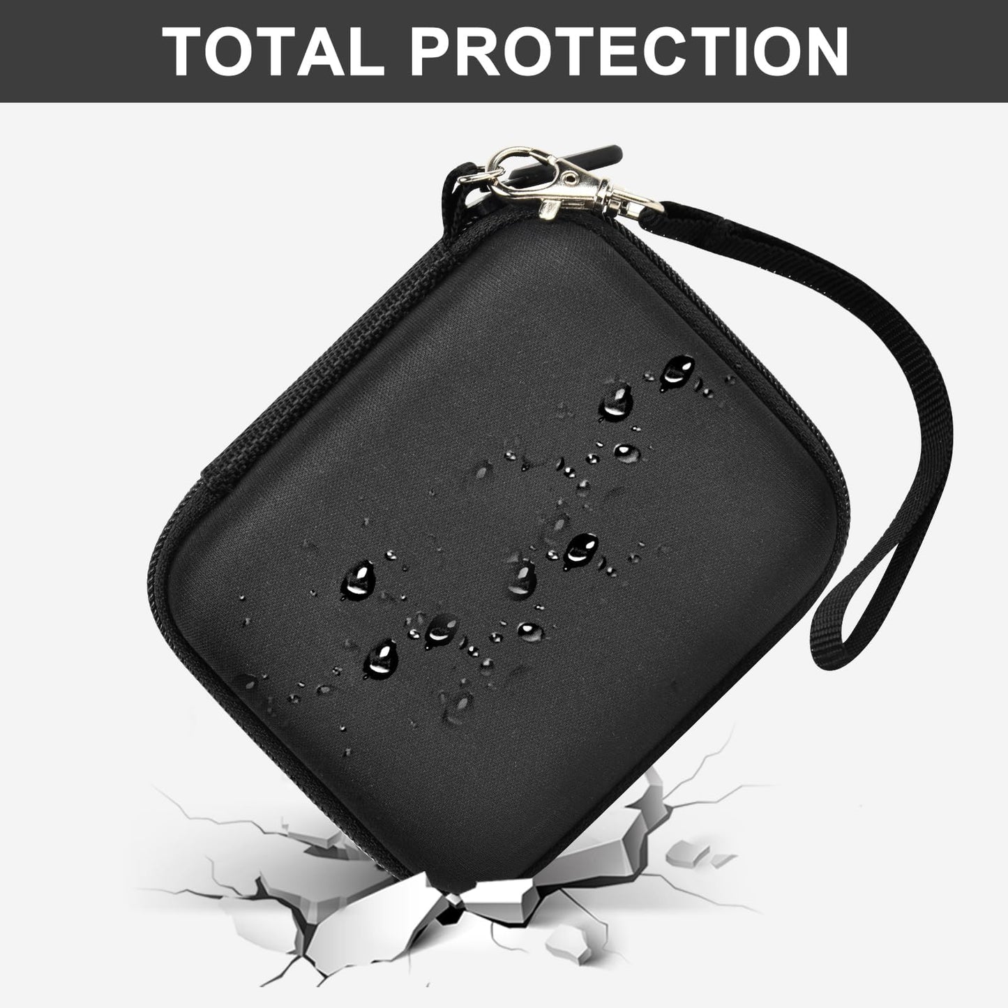 PAIYULE Case Compatible with Anker 3-in-1 Cube MagSafe Charger 15W Max Fast Charging Stand（for Anker Y1811/1812）, Power Station Storage Holder for USB-C Cable (Box Only) Black