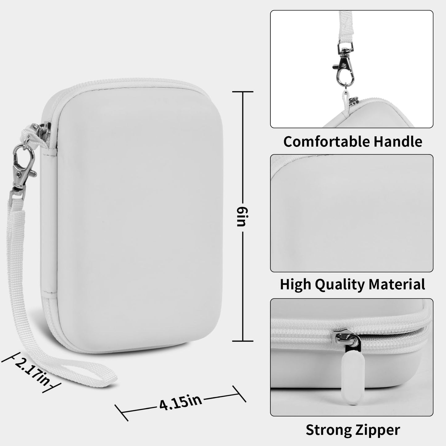 PAIYULE Travel Case for R36S/ RG353V/ RG353VS/ Game Boy Retro Handheld Game Console, Handheld Emulator Storage Holder Organizer, Android Game Console Carrying Bag (Box Only)