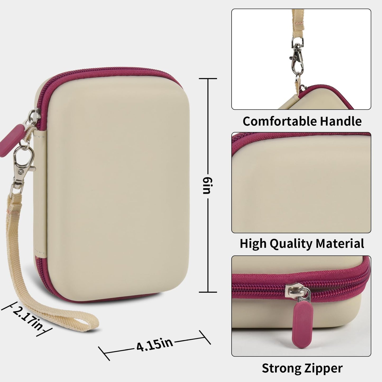 PAIYULE Travel Case for R36S/ RG353V/ RG353VS/ Game Boy Retro Handheld Game Console, Handheld Emulator Storage Holder Organizer, Android Game Console Carrying Bag (Box Only)
