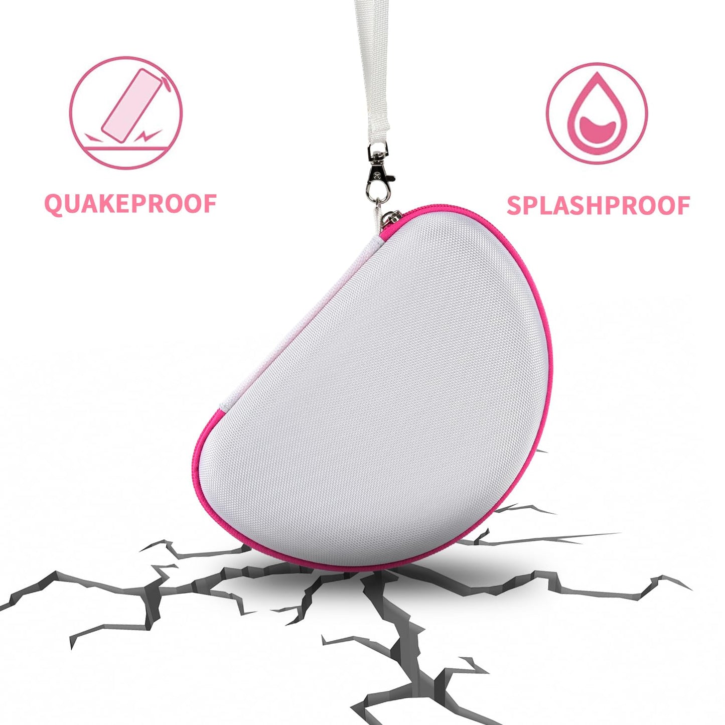 PAIYULE Headphone Case for Riwbox CT-7 Pink/for iClever for ONITOO for TCJJ Cat Ear Wireless Bluetooth for Picun/for FosPower Over-Ear Headphones Headset for Kids-Box Only
