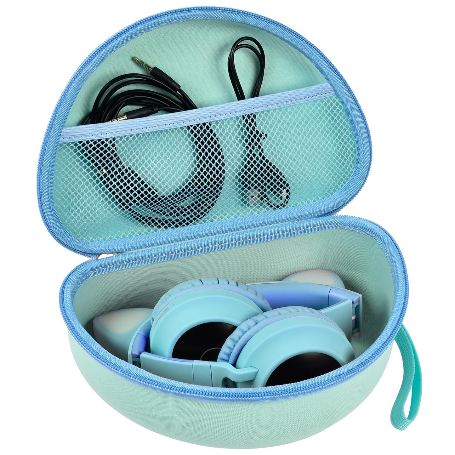 PAIYULE Headphone Case for Riwbox CT-7 Pink/for iClever for ONITOO for TCJJ Cat Ear Wireless Bluetooth for Picun/for FosPower Over-Ear Headphones Headset for Kids-Box Only