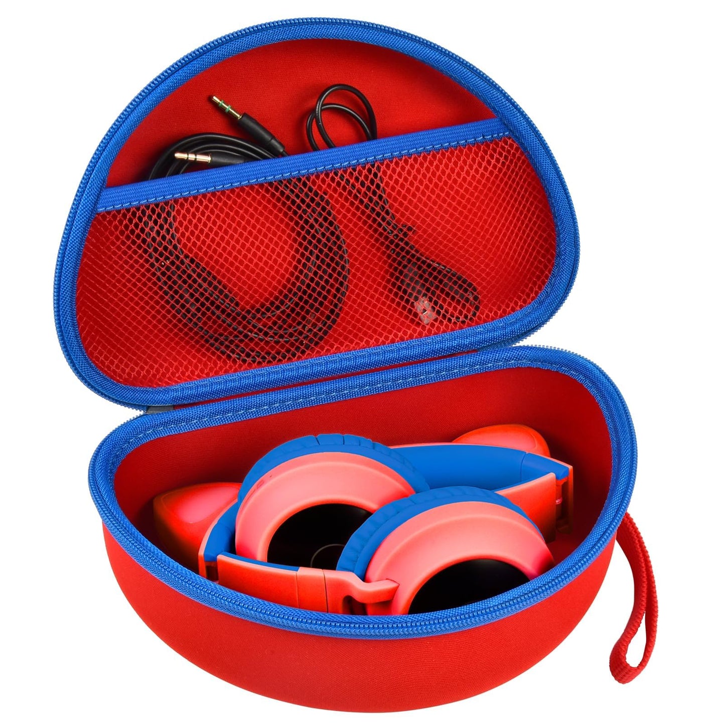 PAIYULE Headphone Case for Riwbox CT-7 Pink/for iClever for ONITOO for TCJJ Cat Ear Wireless Bluetooth for Picun/for FosPower Over-Ear Headphones Headset for Kids-Box Only
