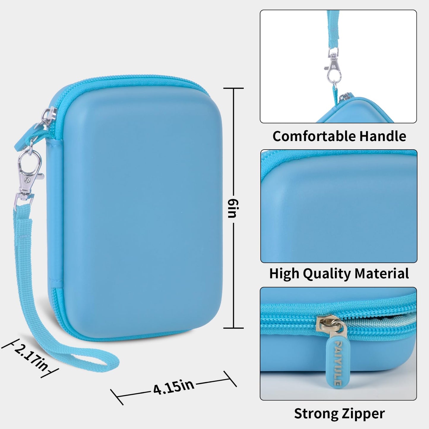 PAIYULE Travel Case for R36S/ RG353V/ RG353VS/ Game Boy Retro Handheld Game Console, Handheld Emulator Storage Holder Organizer, Android Game Console Carrying Bag (Box Only)