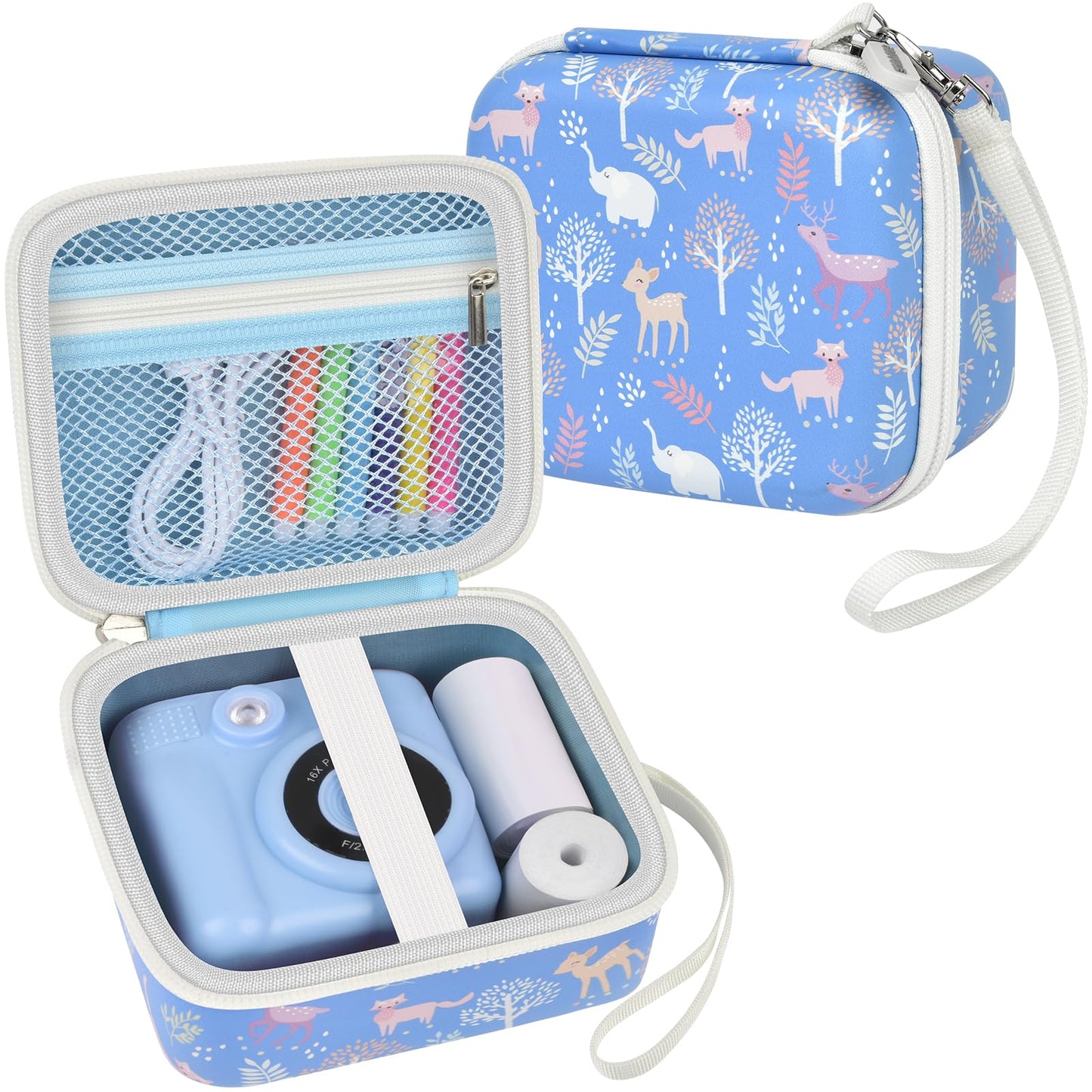 PAIYULE Kids Instant Print Camera Case Compatible with ESOXOFFORE for Dylanto for DUDUDRAGON for GKTZ for ETIKEZ for Dafotil for Careenoah Digital Video Prints Paper Bag (Box Only) Purple