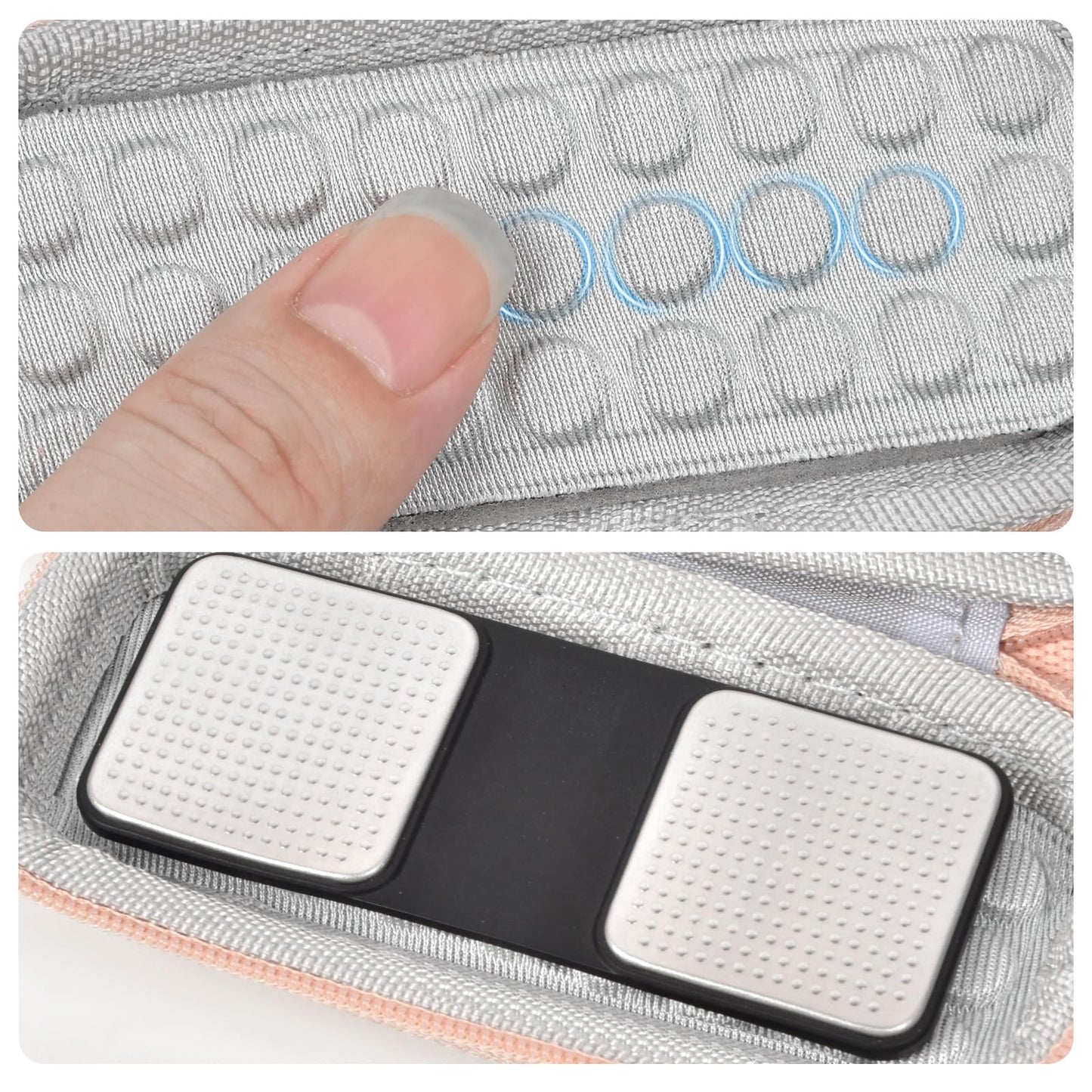 PAIYULE Case for KardiaMobile 6L for EKG Monitor, Compact Holder Also Fits for Sec Portable Heart Rate Monitor, Cardiac Heart Detector (Box Only)
