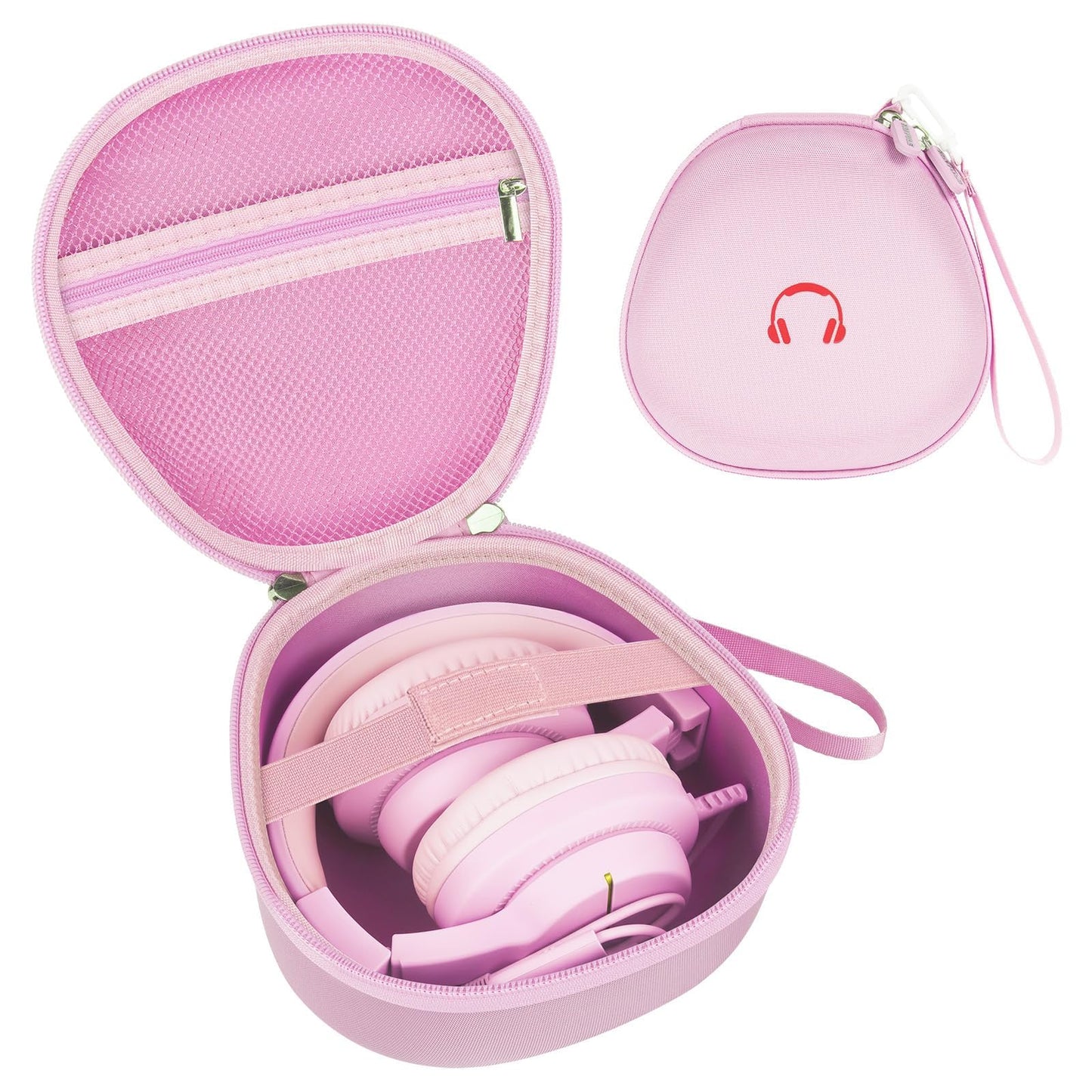 PAIYULE Kids Headphones Case for iClever/for EarFun/for JoySpark/for QearFun/for Candy Bila/for IMYB Foldable Wired Headphones, Earphone Storage for Kid Bluetooth Over Ear Headse - Blue(Box Only)