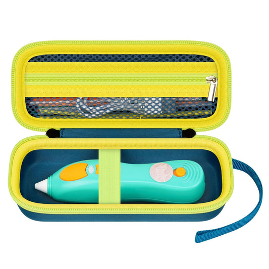 PAIYULE Case Compatible with 3Doodler Start+ Essentials for 3D Printing Pen Set for Kids, Travel Storage Organizer Holder for Filament Refill Packs and USB Charger(Box Only) Dark Green