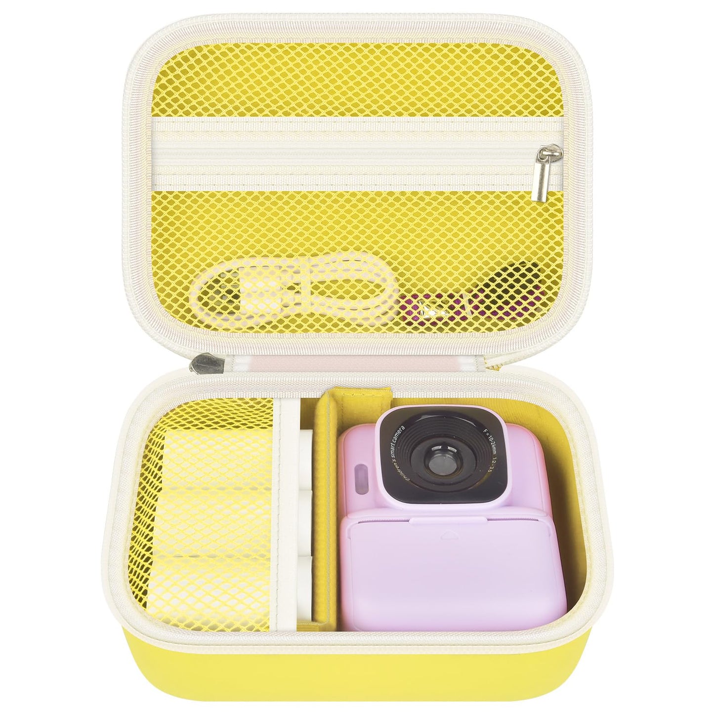 PAIYULE Kids Instant Print Camera Case Compatible with ETIKEZ for GREENKINDER for Yusuuo for HODDRCCN for Cowilax for Yehtta for Gofunly Digital Video Prints Paper Bag (Box Only)-Orange