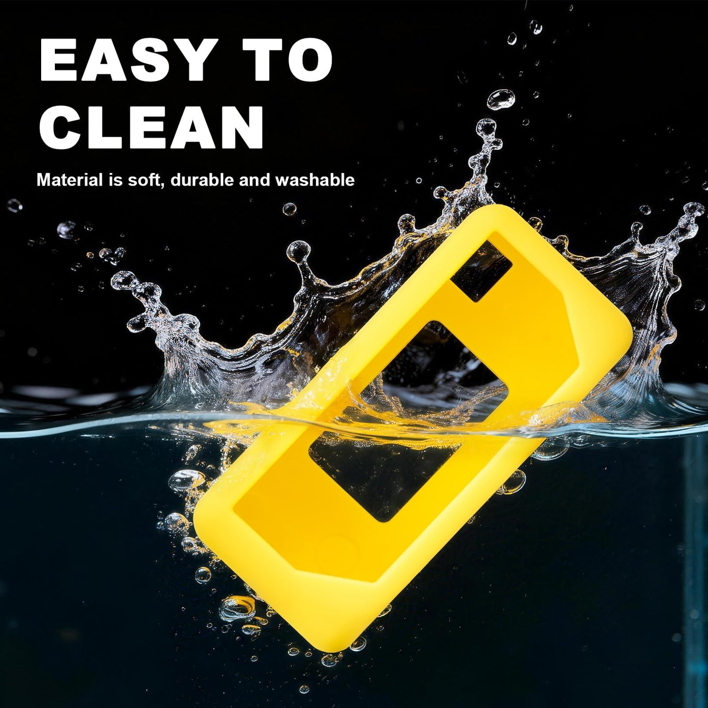 PAIYULE Silicone Case for Kodak CHARMERA Keychain Digital Camera Blind Box, Photo Mini Keychain Camera Sleeve with Precise Cutouts & Scratch Protection - Camera NOT Included (Transparent)