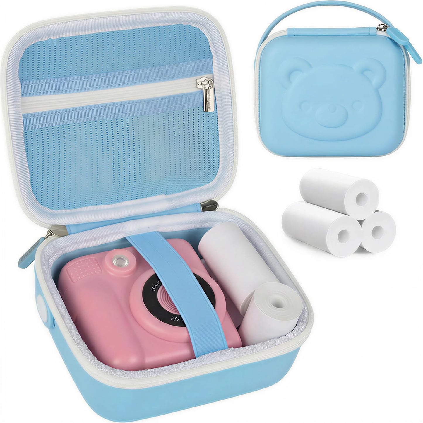 PAIYULE Kids Instant Print Camera Case Compatible with ESOXOFFORE for Dylanto for DUDUDRAGON for GKTZ for ETIKEZ for Dafotil for Careenoah Digital Video Prints Paper Bag (Box Only) Purple