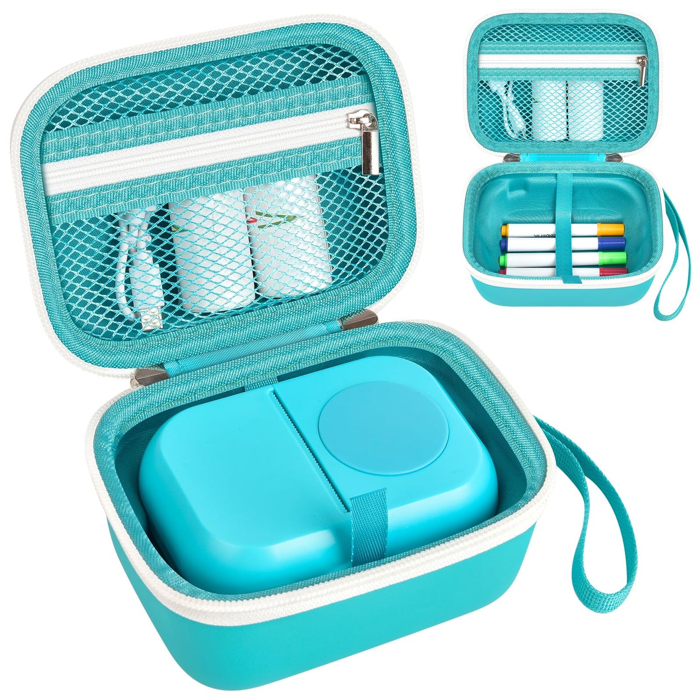 PAIYULE Case for Hello Blink Tattoo Maker, Protective Travel Bag for Sticker Printer and Tattoo Printer - Holds Device, Pens, Charger, Paper - EVA Portable Storage Box for Kids Crafts and Gifts