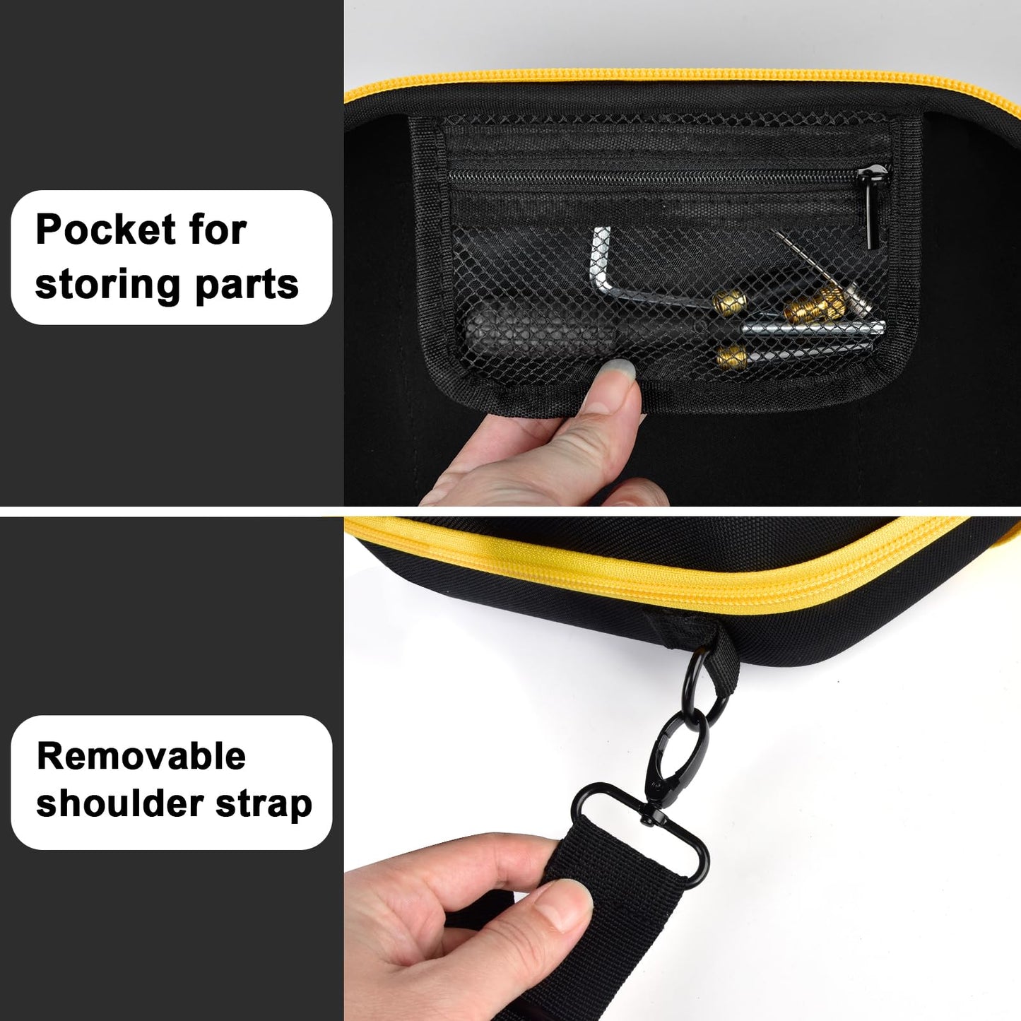 Air Compressor Case for DEWALT 20V MAX Tire Inflator DCC020IB Portable Cordless Battery Air Pump Bag for Car (Box Only)