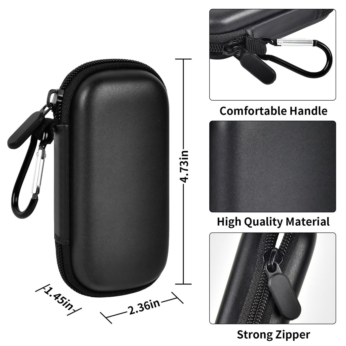 Heart Rate Monitor Case for AliveCor for KardiaMobile 6L / 6L Max 1L Personal EKG Monitor Storage Holder (Pill Box Included)